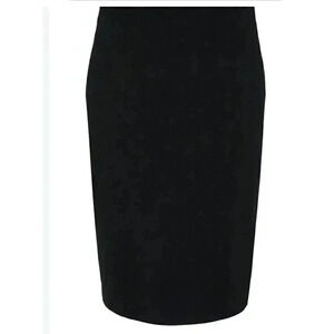 Diane Von Furstenberg Women's Black Viscose/Poly/Spandex Knit Marta Pencil Knee